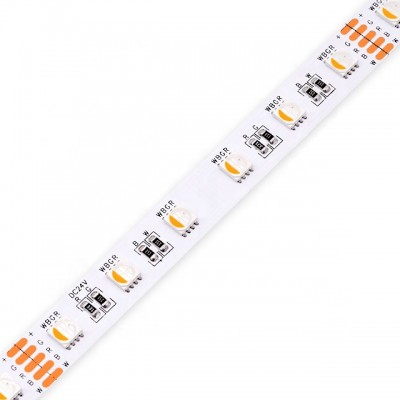 Conventional LED RGB Warm White flexbiel 24V RGBW RGBWW 60 led strip