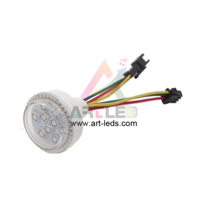 Amusement Turbo ucs1903 45mm 9 led pixel light dc12v / dc24v input