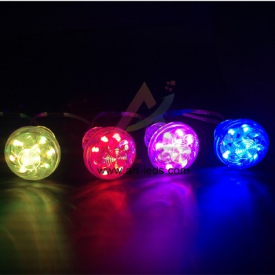 5050 camaleon rgb 60mm turbo 18pcs led cabochon lights