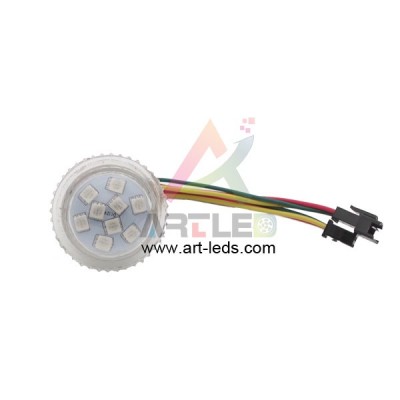 rgb led 19mm hole pixel 35mm 9 point source light